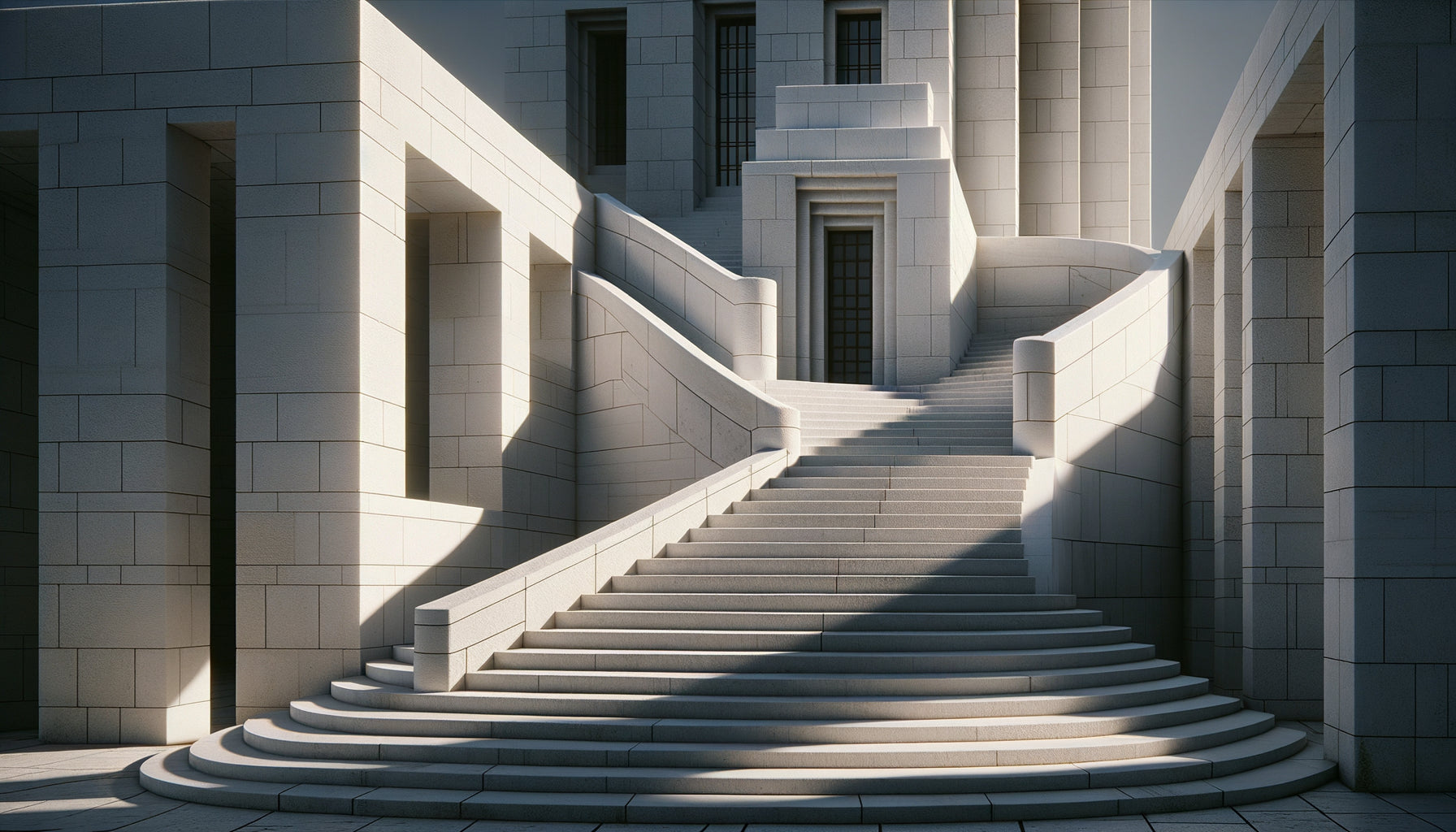 Ombre géométrique sur escalier parisien inspirant la méthode d'observation directe d'Ellsworth Kelly en 1949
