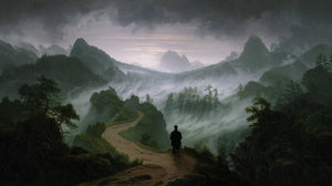 La symbolique des chemins et sentiers dans les paysages romantiques 