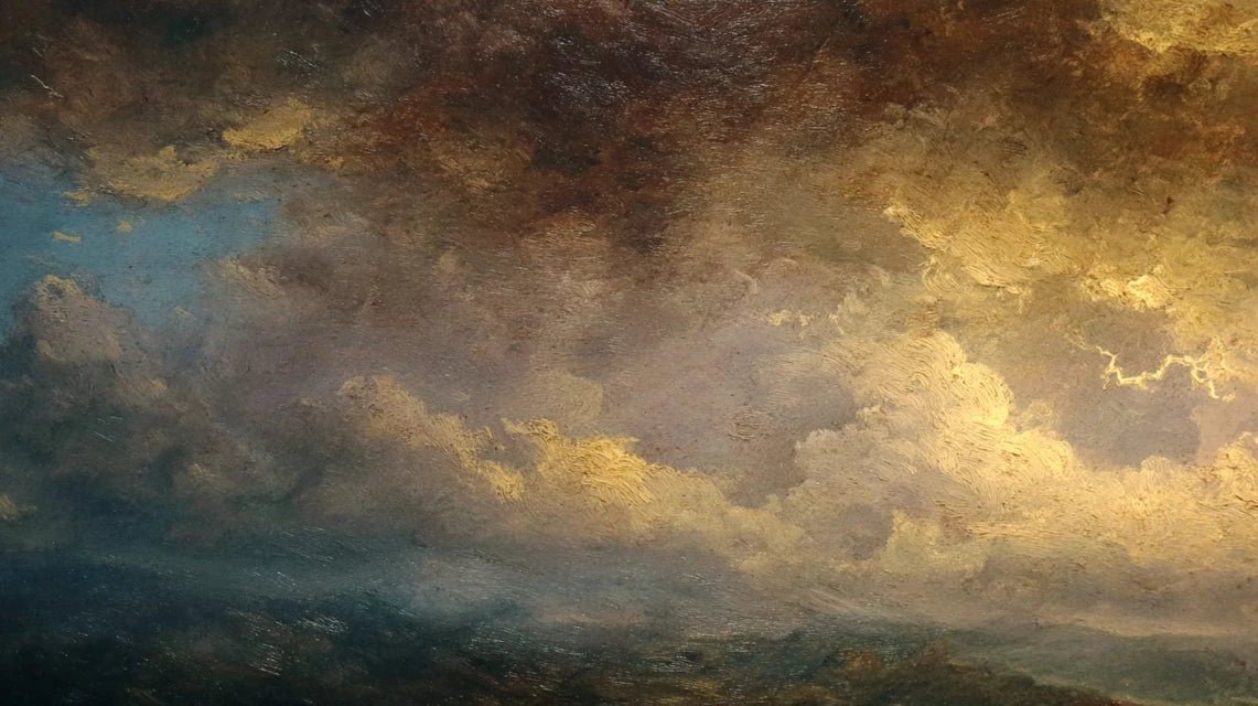 La symbolique des ciels orageux dans les peintures paysagères du XIXe siècle