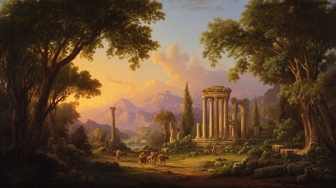 La tradition des paysages allégoriques dans l'art baroque 