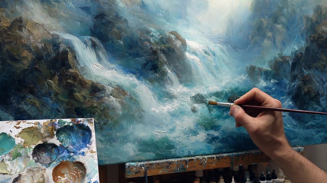 L'art de peindre les cascades et chutes d'eau dans les paysages