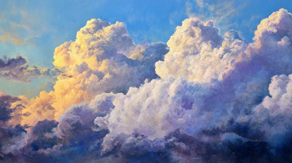 L'art de peindre les ciels : nuages, lumière et atmosphère 