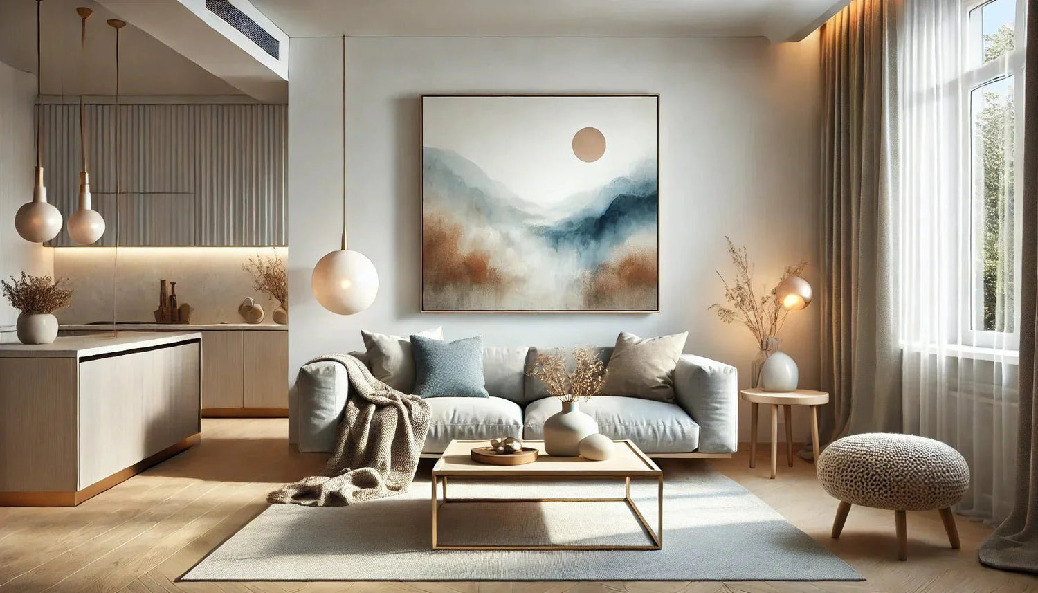 Les avantages d’un tableau paysage abstrait pour une décoration scandinave