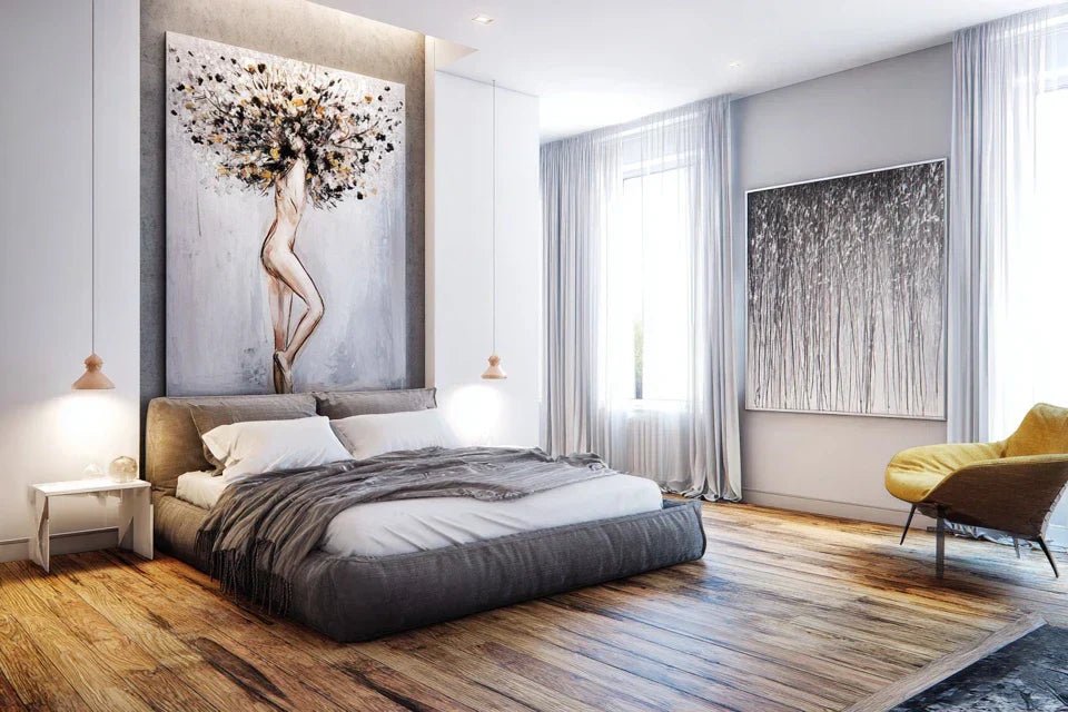Les meilleurs styles de tableaux pour une chambre parentale apaisante