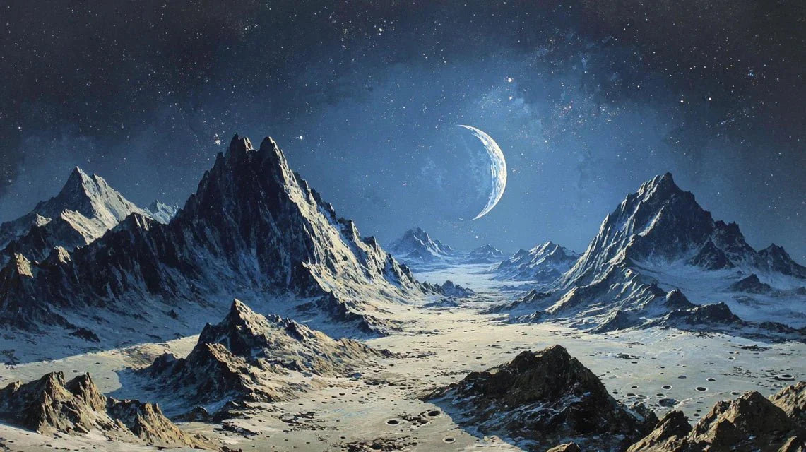Les paysages lunaires avant la conquête spatiale : imagination artistique 