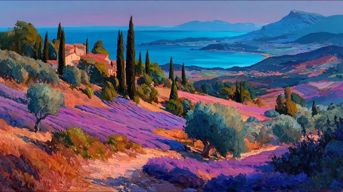Les paysages méditerranéens : lumière et couleur du Midi français 