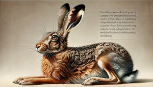 Aquarelle ultra-détaillée d'un lièvre dans le style révolutionnaire d'Albrecht Dürer, Renaissance nordique 1502, réalisme observationnel