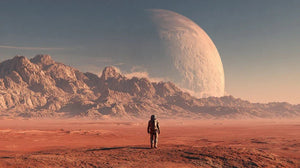 Mars : de dieu de la guerre à espoir spatial en art