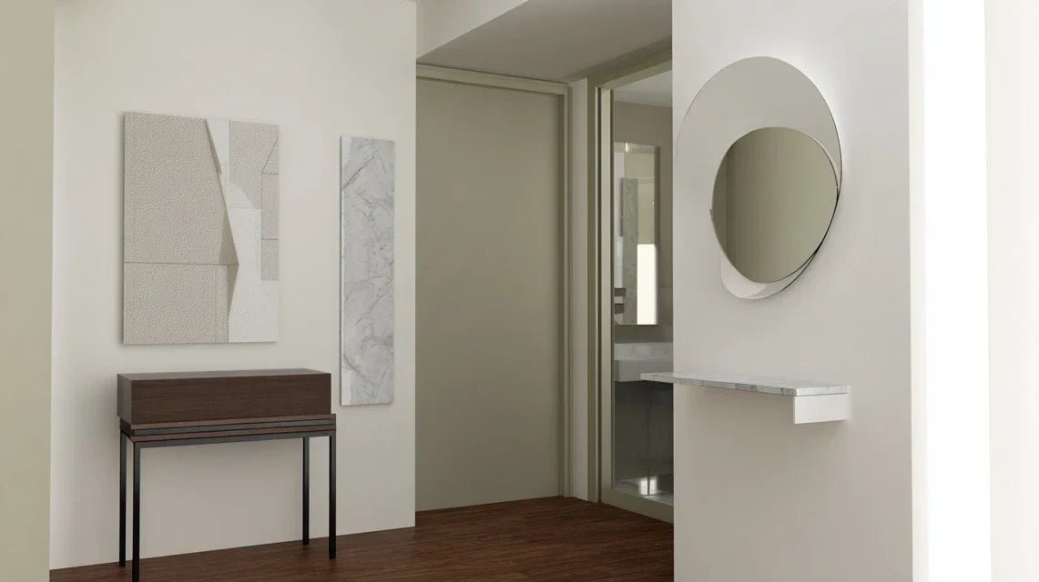 Où et comment placer un tableau dans un petit hall ou un sas d’entrée ?