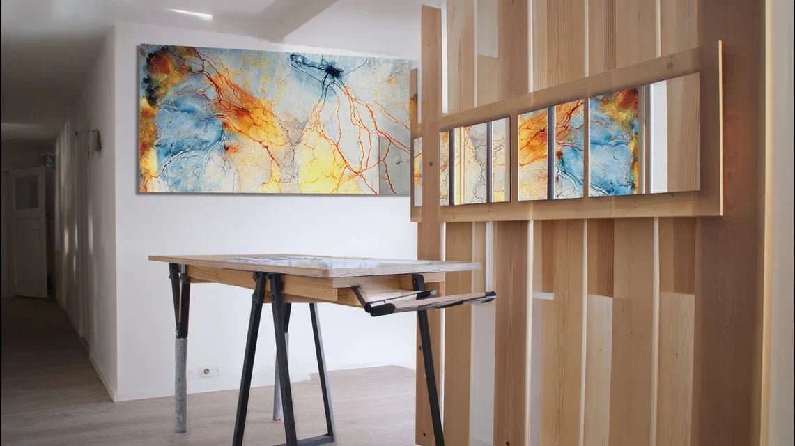 Peut-on poser un tableau sur une cimaise dans un couloir ou un passage ?