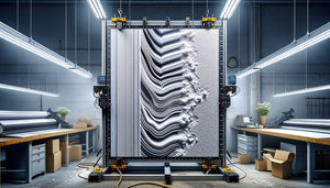 Comparaison de panneaux en polystyrène extrudé : affaissement versus installation verticale parfaite selon la densité du matériau