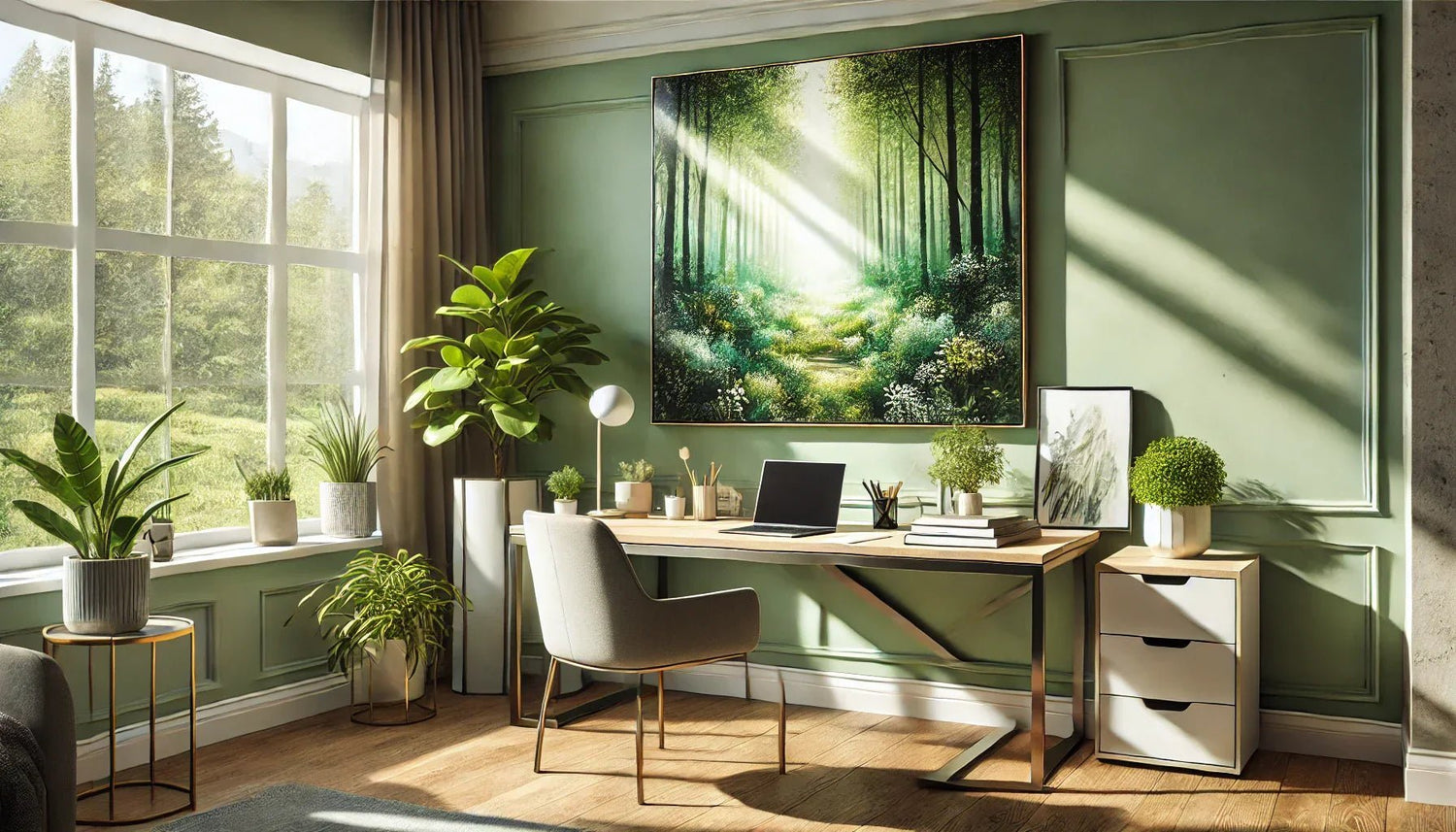Pourquoi opter pour un tableau nature dans un bureau pour favoriser la concentration ?