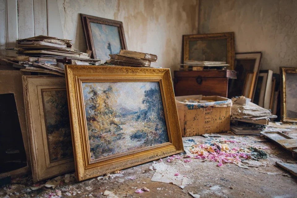 Que faire si un tableau est abîmé pendant un déménagement ?