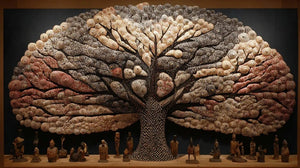 Que signifie l'arbre fromager dans l'art décoratif africain ?