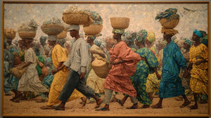  Que signifient les cauris dans les tableaux d'Afrique de l'Ouest ?