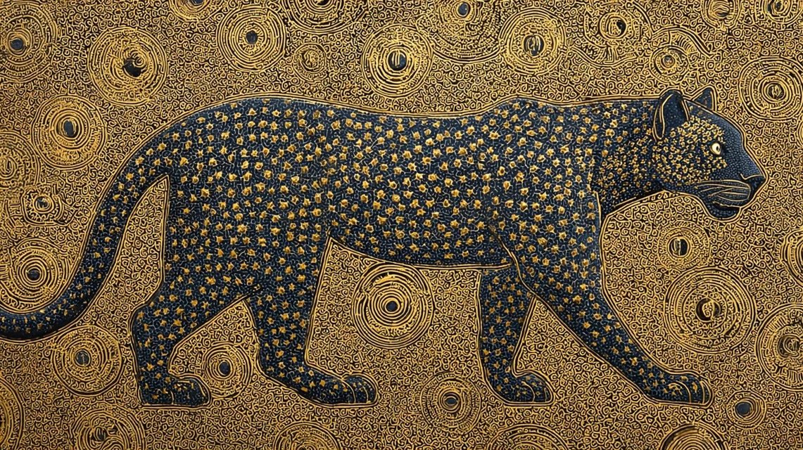 Que symbolise le léopard dans l'iconographie royale Kongo ?