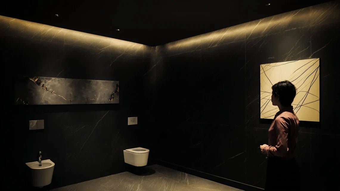 Quel tableau mettre dans des toilettes sans fenêtre ?