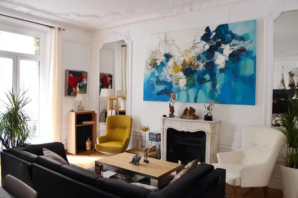 Quel tableau mural choisir pour un salon design et chaleureux ?