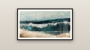 Tableau encadré sur un mur