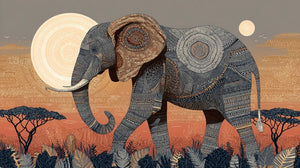 Quelle est l'évolution de l'éléphant dans l'iconographie africaine ?