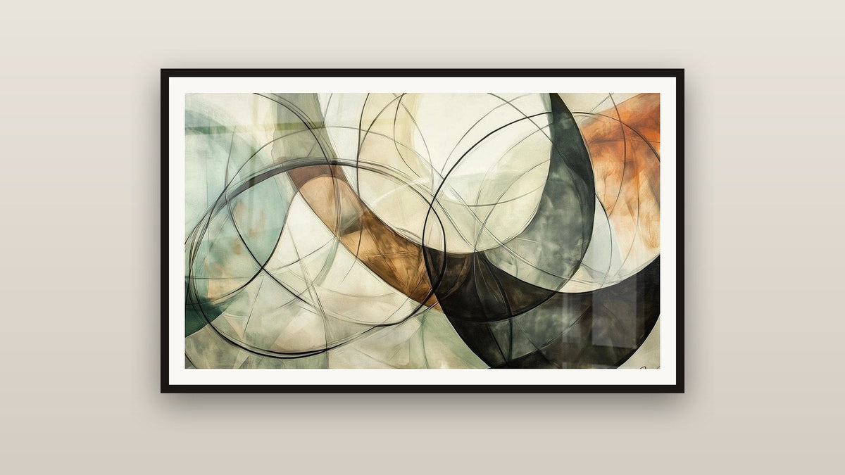 Framed painting on a wall: The Invisible Bonds