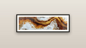 Tableau encadré sur un mur