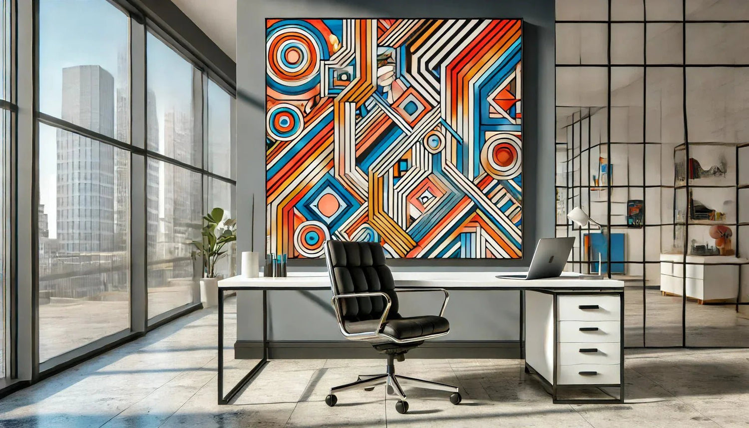 Quels sont les avantages d’un tableau peinture abstrait dans un bureau moderne ?