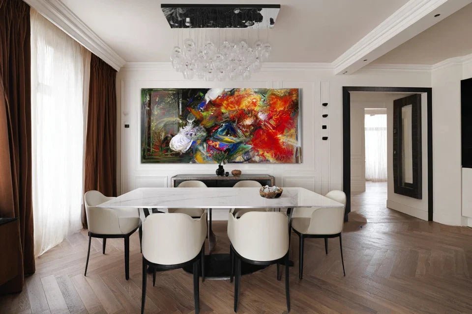 Quels tableaux éviter dans les pièces à fort passage (entrée, escalier, couloir) ?