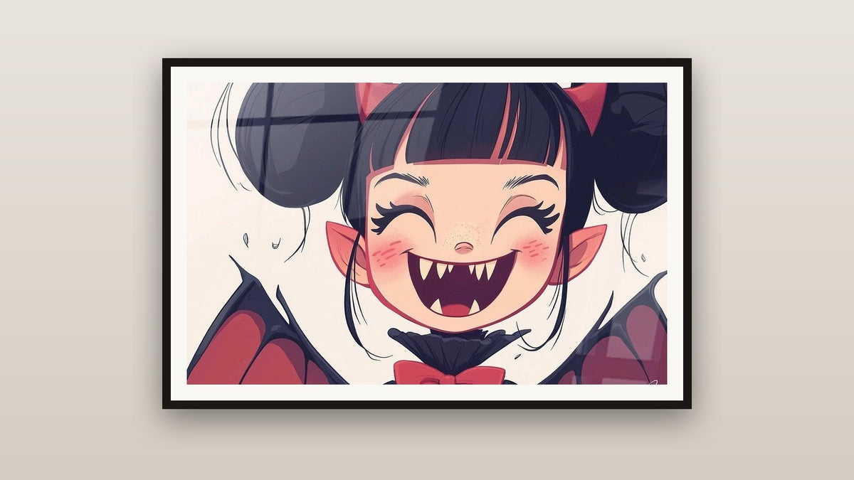 Tableau encadré sur un mur : Vampire N°1