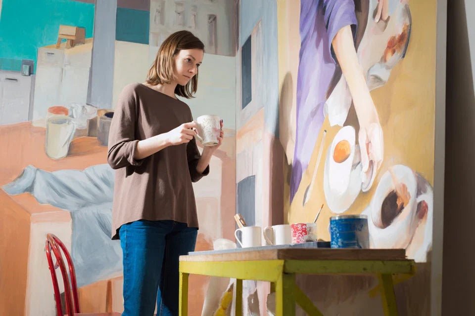 Représenter ses engagements (écologie, humanisme, culture) à travers ses tableaux