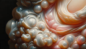 Détail de peau translucide en style Rubens baroque flamand, glacis superposés et blanc de plomb créant chair vivante