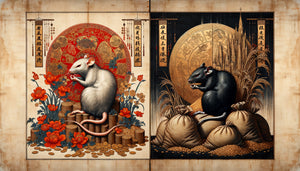 Comparaison art chinois ancestral et iconographie médiévale européenne : symboliques opposées du rat, prospérité versus corruption