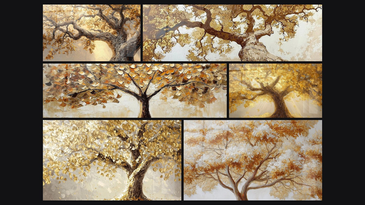 Mosaïque de six tableaux