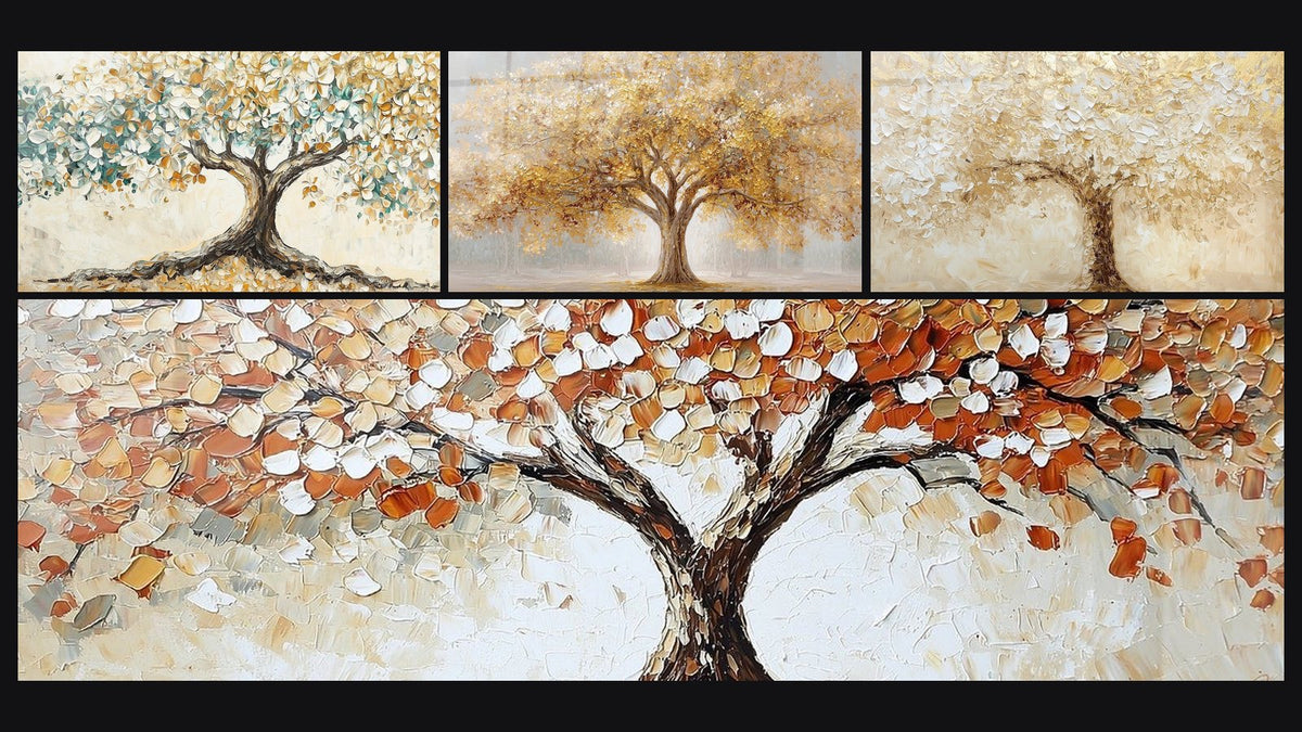 Mosaïque de quatre tableaux