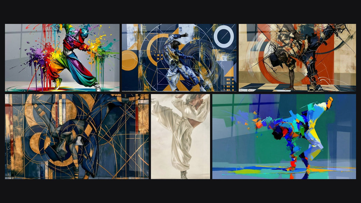 Mosaico di sei quadri