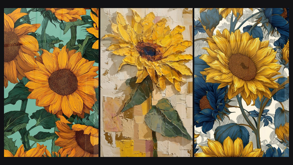 Mosaico di tre quadri