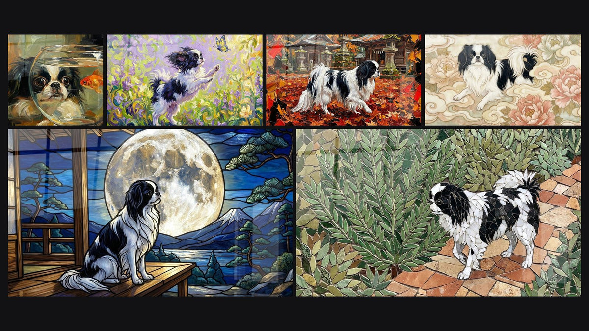 Mosaïque de six tableaux