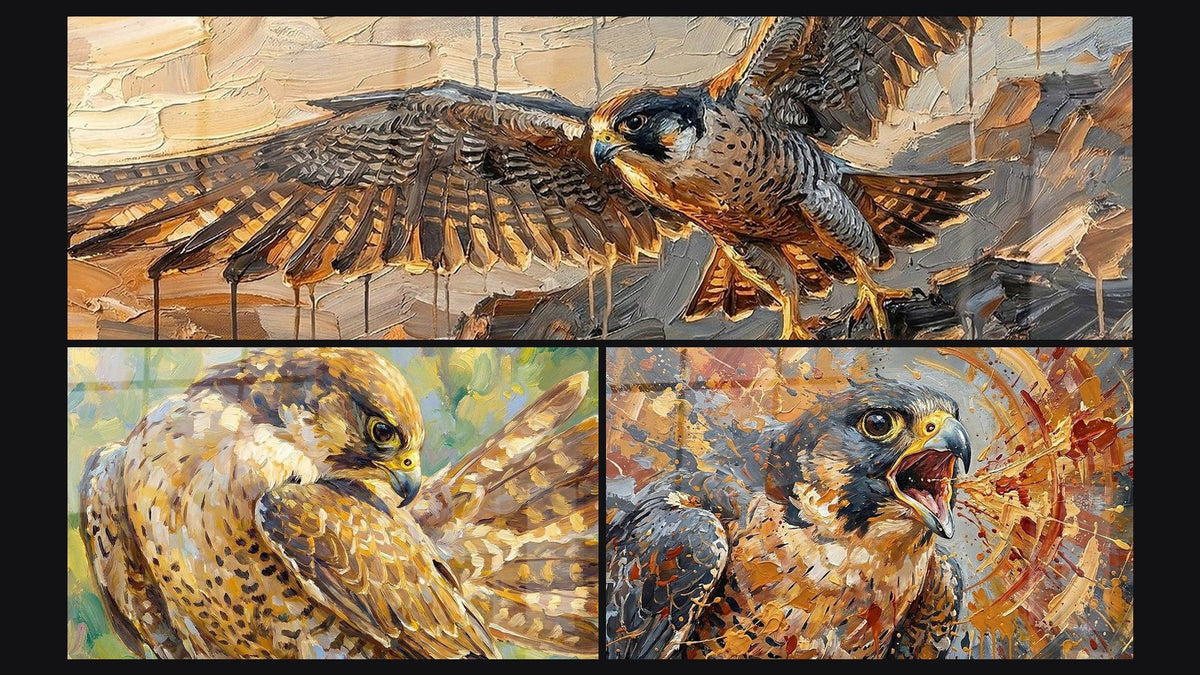 Mosaico di tre quadri