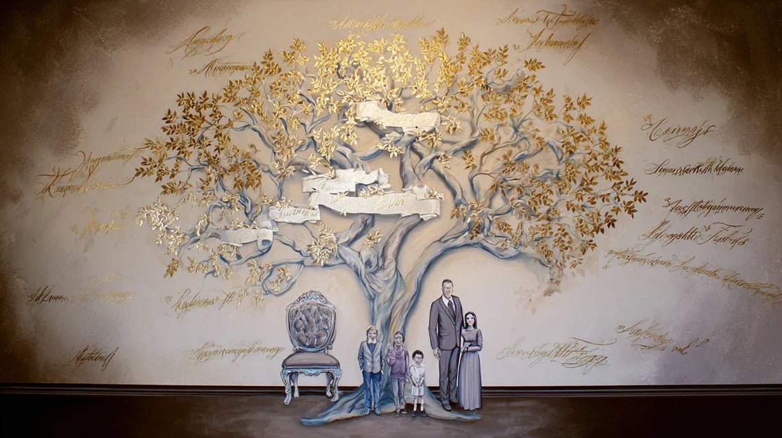 Tableau généalogique : votre histoire familiale en art mural