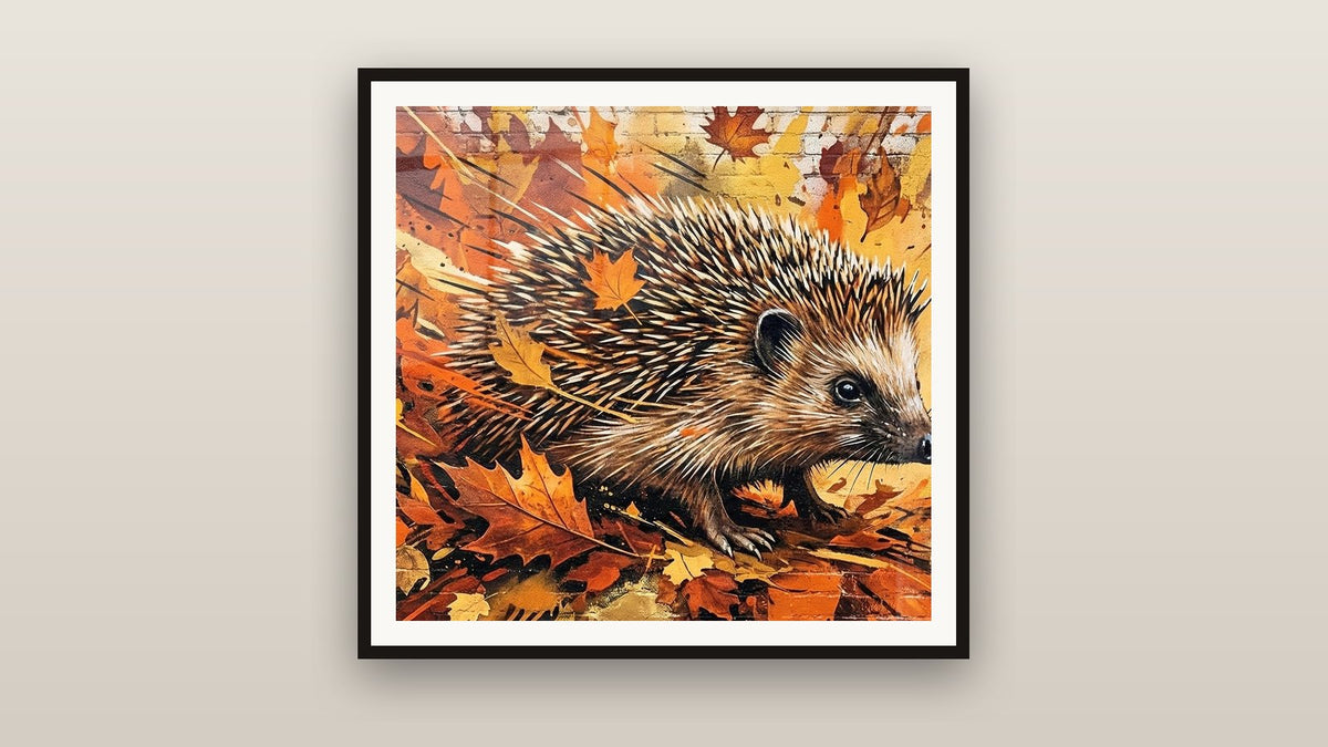 Tableau encadré sur un mur