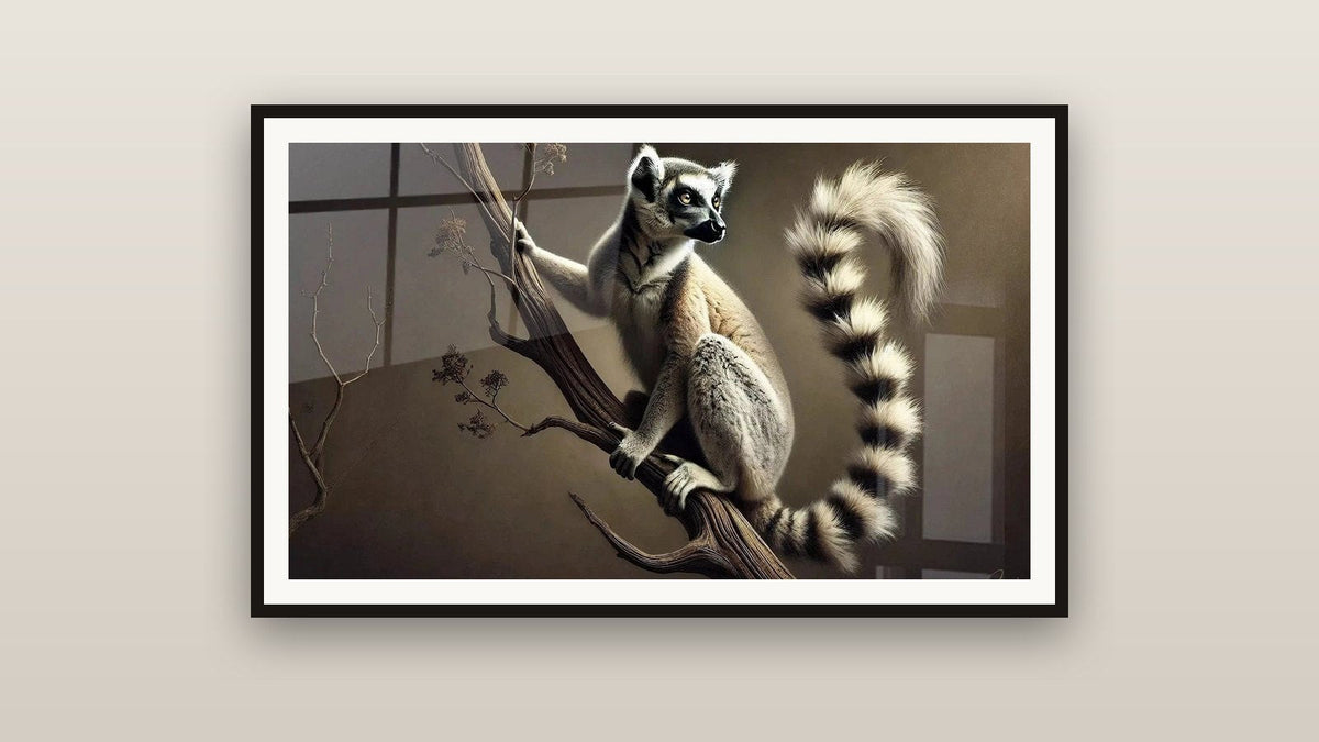 Tableau encadré sur un mur : Sur la Branche du Crépuscule