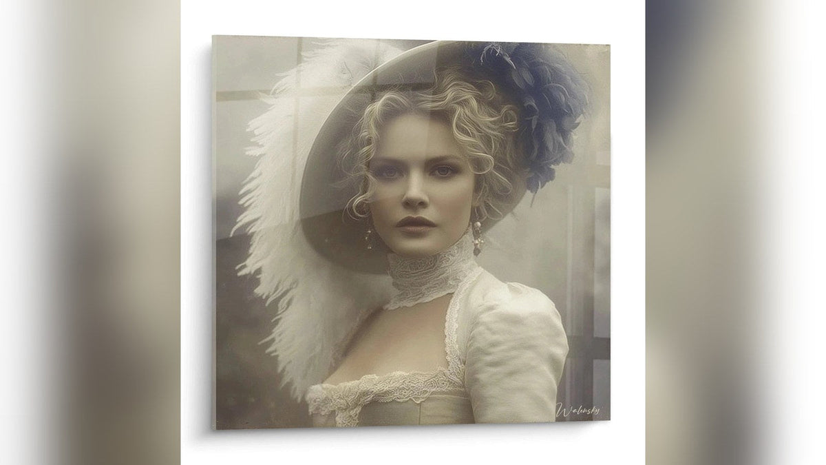 Tableau encadré sur un mur : Marie-Antoinette Grâce Angélique