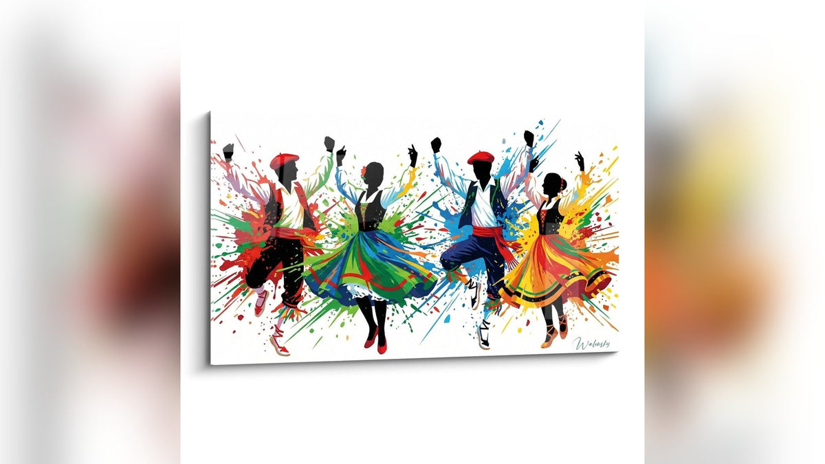 Tableau encadré sur un mur