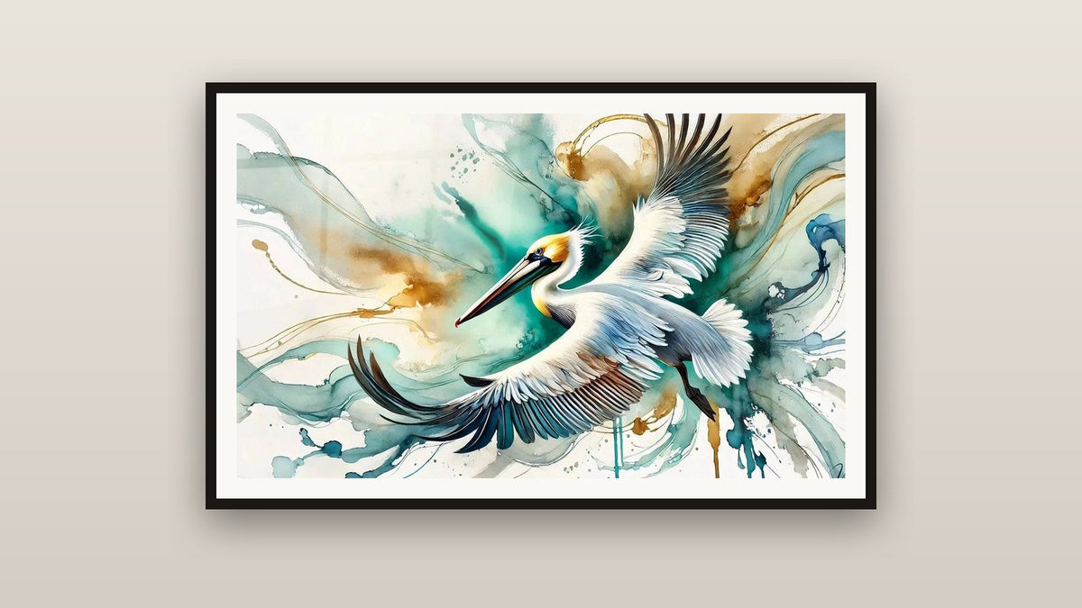 Tableau encadré sur un mur : Gardien des Rivages