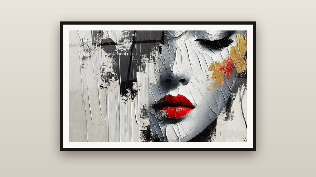 Quadro incorniciato su una parete: Bellezza Incompiuta