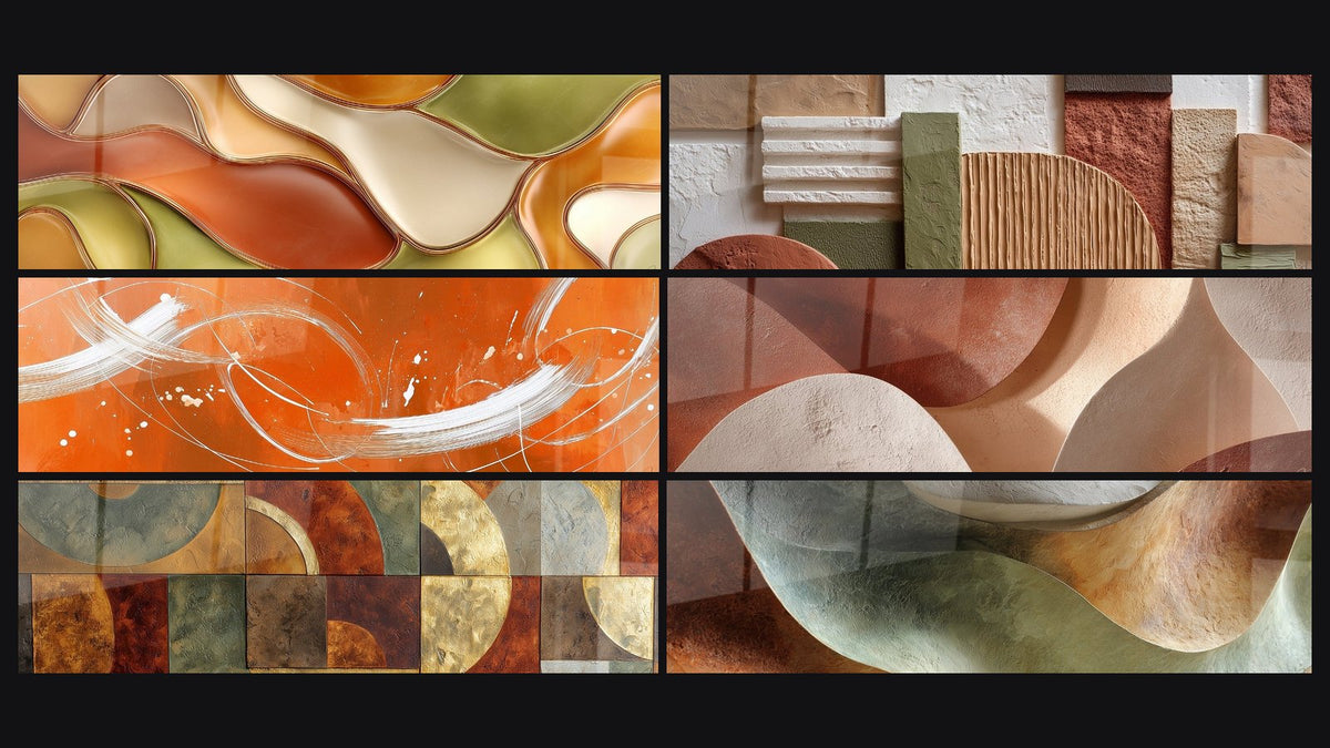 Mosaïque de six tableaux