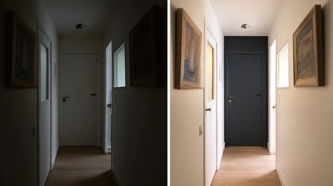Tableaux pour couloirs sombres : quelles couleurs choisir pour éclairer l’espace ?