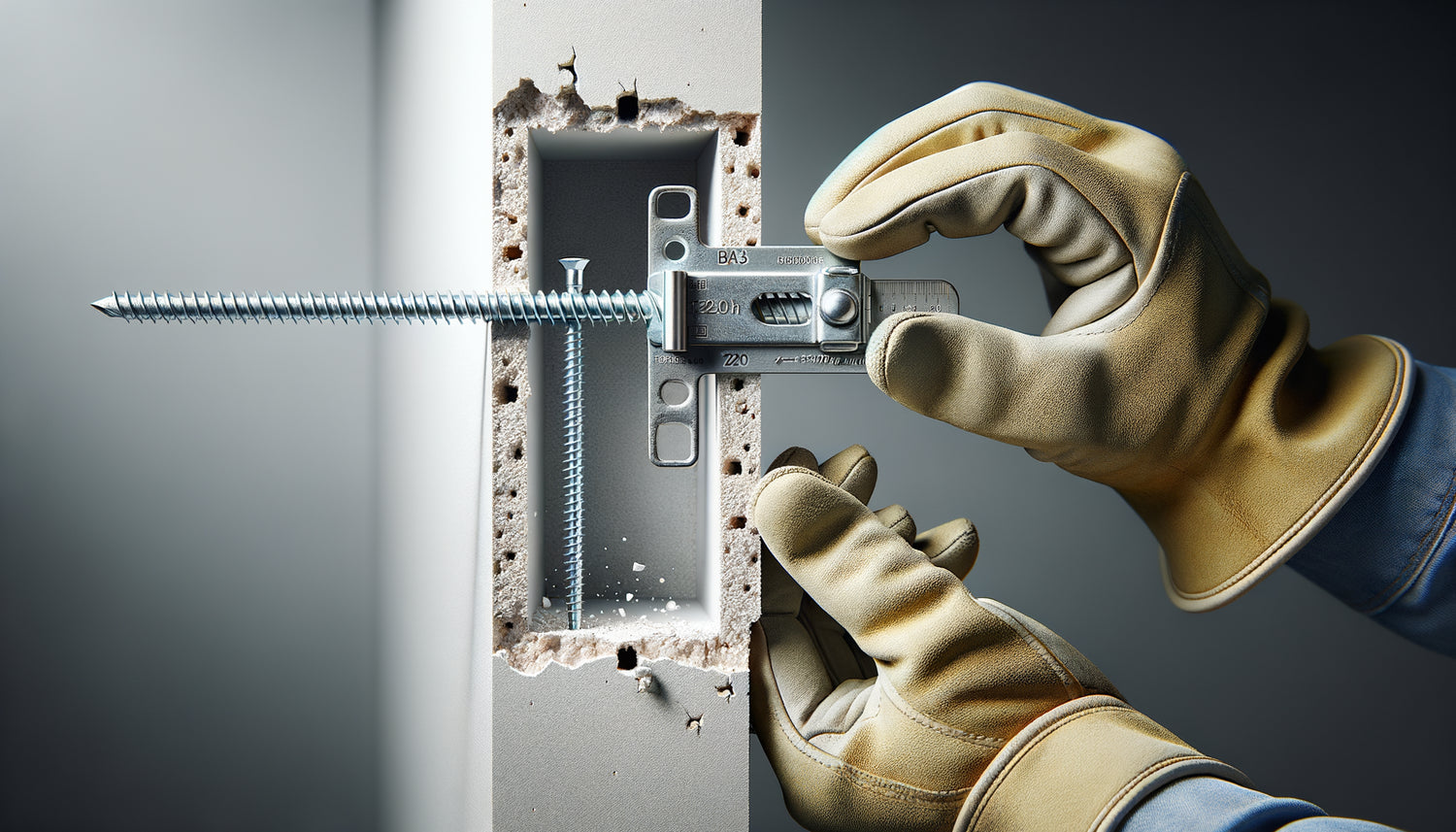 Test de résistance professionnel d'une cheville à bascule dans du placo BA13 avec charge progressive