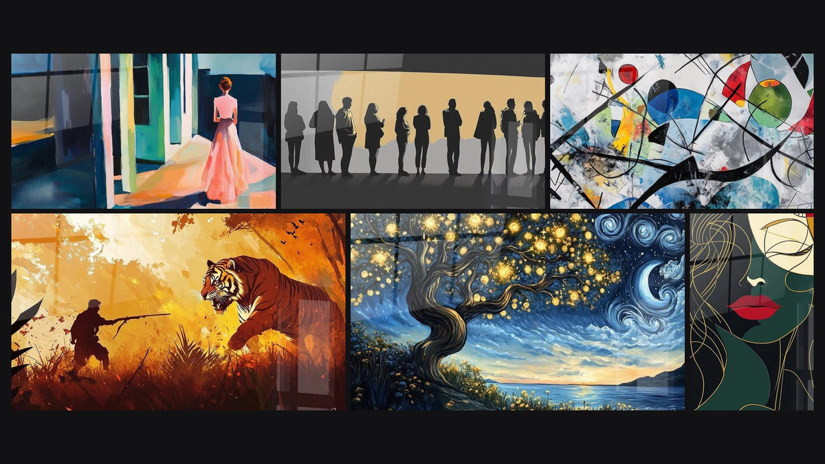 Mosaico de seis cuadros