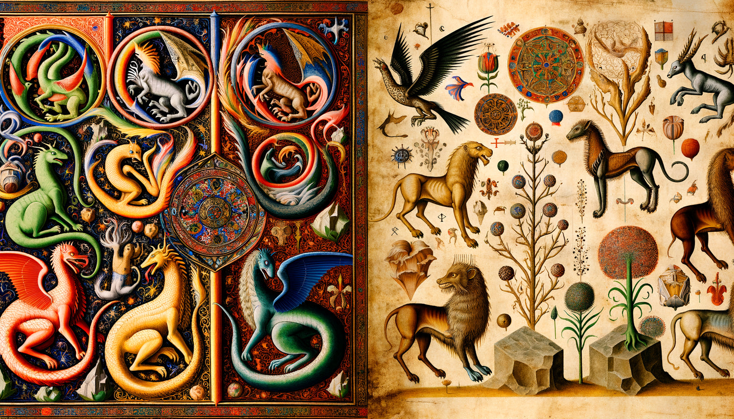 Peinture Renaissance montrant la transition du bestiaire médiéval fantastique vers le réalisme naturaliste des années 1480-1520